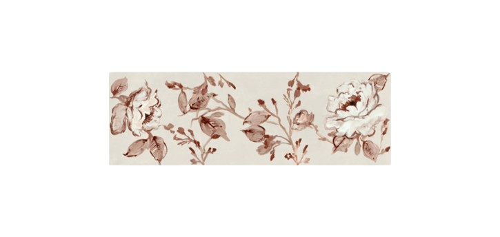 PIASTRELLE CHILL IVORY MELODY DECORO 25 X 76 MARAZZI