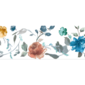 PIASTRELLE RAINBOW DECORO FLOREALE 25 X 75 OLD SAX