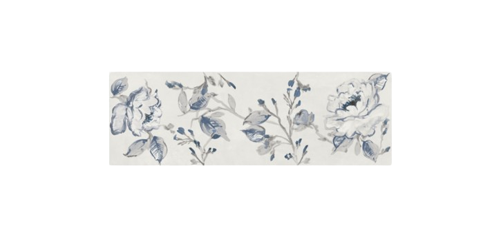 PIASTRELLE CHILL WHITE MELODY DECORO 25 X 76 MARAZZI