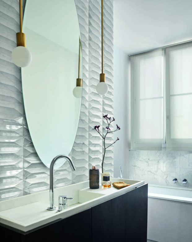 PIASTRELLE MARBLEPLAY WALL STATUARIETTO 30 X 90 MARAZZI - immagine 3