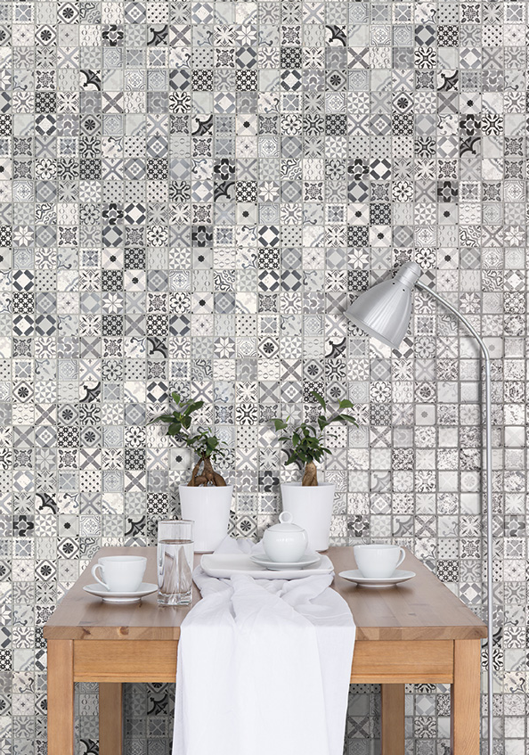 MOSAICO VINTAGE GREY 5 X 5 BOXER (FOGLIO 30 X 30 CM) - immagine 2