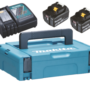 KIT ENERGY 18V 5,0 Ah COMPOSTO DA: VALIGETTA MAKPAC + 2 BATTERIE BL1860B + DC18RC