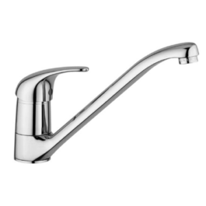 Miscelatore lavello monoforo canna orientabile fusa Nettuno Due