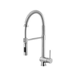 MISCELATORE LAVELLO MONOFORO CON CANNA ORIENTABILE PROFESSIONAL 2 GETTI ABS MINIMALISTIC