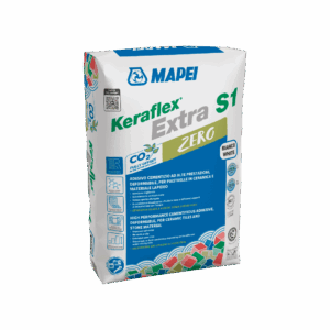 ADESIVO CEMENTIZIO AD ALTE PRESTAZIONI KERAFLEX EXTRA S1 WHITE KG 25