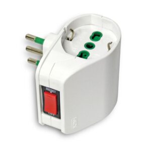 ADATTATORE DOPPIO DA S11 A 2P40 VERTICAL SYSTEM COLORE BIANCO FANTON