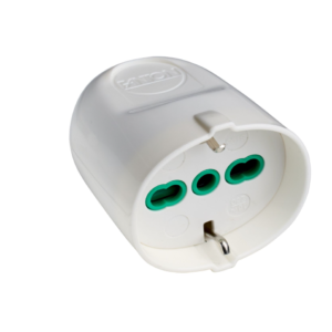 PRESA BIPASSO ITALO / TEDESCA 2P+T 16A SMONTABILE, COLORE BIANCO