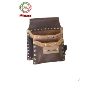BORSA CARPENTIERE MULTITASCHE IN PELLE EXTRA MORBIDA BORCHIATA