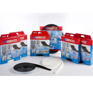 GUARNIZIONE ADESIVA ESPANSA 20 X 5 MM - 10 MT NERA