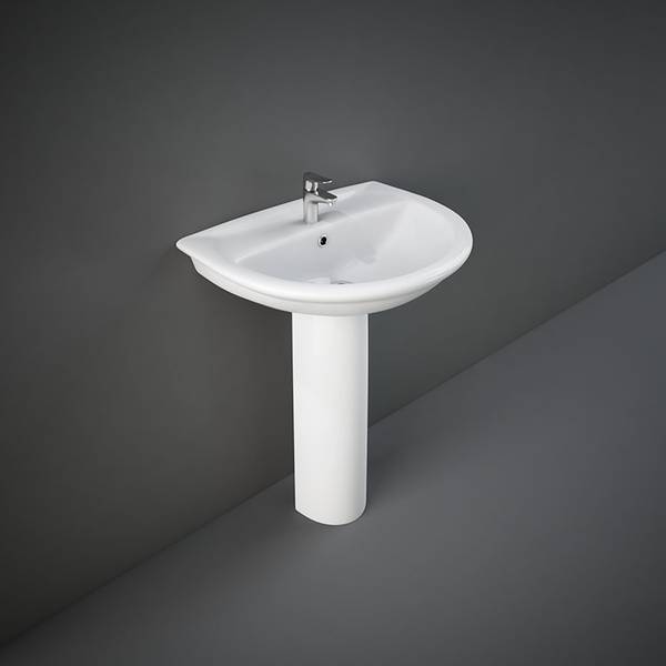 Colonna per lavabo sospesa Karla 55/60/65 cm - Rak Ceramiche - immagine 2