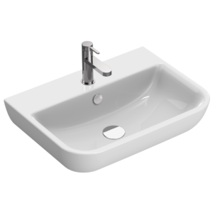 LAVABO 60 X 45 AD INSTALLAZIONE SOSPESA O AD APPOGGIO BIANCO LUCIDO - CATALANO SFERA
