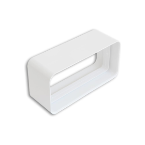 La Ventilazione - Giunto in ABS per tubi di aerazione rettangolari 120 X 60mm