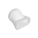 La Ventilazione - Giunto orizzontale in ABS da tubo tondo a rettangolare FF (125 / 150 X 170mm)