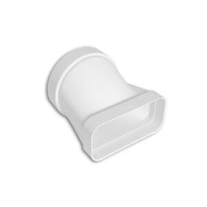 La Ventilazione - Giunto orizzontale in ABS da tubo tondo a rettangolare FF (125 / 150 X 170mm)