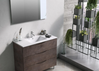 MOBILE A TERRA 80 cm MARTE MARRONE PIETRA – TFT