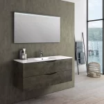 MOBILE SOSPESO 120 cm MARTE MARRONE PIETRA - TFT