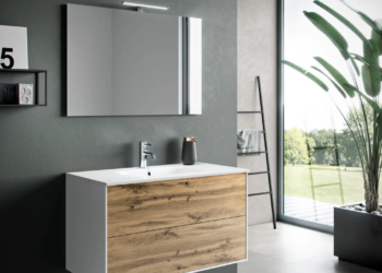 MOBILE SOSPESO 100 cm STEP ROVERE MIELE – TFT