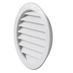 GRIGLIA DI VENTILAZIONE ROTONDA IN ABS DA INCASSO DIAM. INT. 121mm