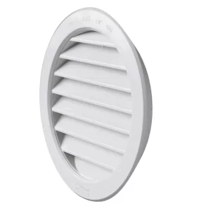 GRIGLIA DI VENTILAZIONE ROTONDA IN ABS DA INCASSO DIAM. INT. 121mm