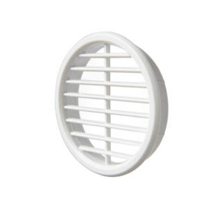 GRIGLIA DI VENTILAZIONE DA INCASSO TONDA IN ABS DIAM. INT. 61mm