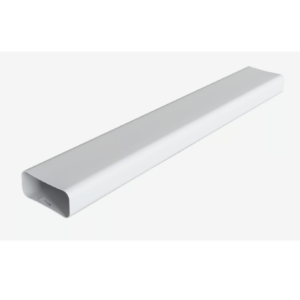 La Ventilazione - Tubo rettangolare in PVC per aerazione canalizzata 150 X 70mm 1 mt