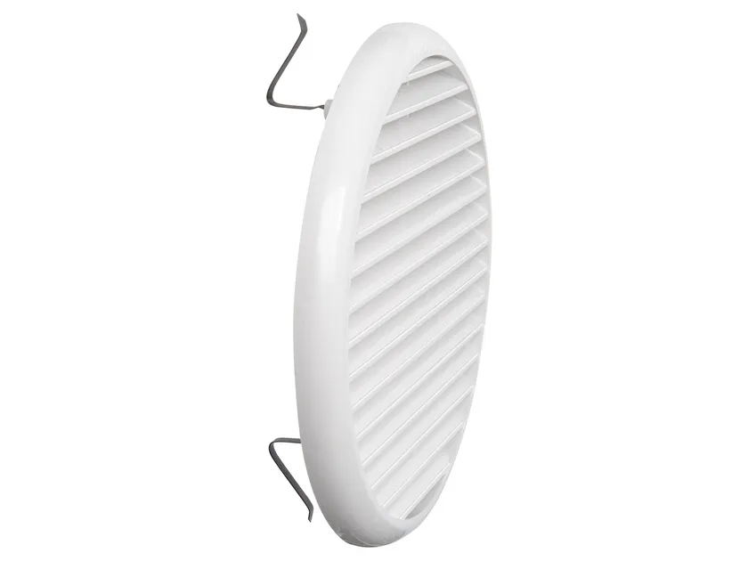 GRIGLIA DI VENTILAZIONE ROTONDA IN ABS CON MOLLE 165-200mm