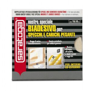 Nastro biadesivo speciale per specchi e carichi pesanti 10 X 19 - Saratoga
