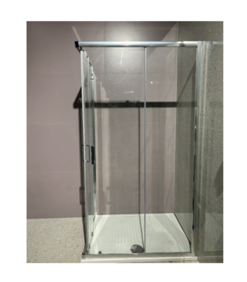 BOX DOCCIA ANGOLO 70 X 100 2 ANTE SCORREVOLI VETRO TRASPARENTE SMART-B2B