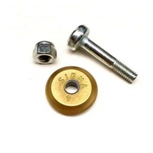 Rotella per incisione titanio gialla Diam. 12mm - Sigma