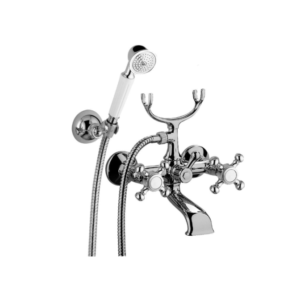 PAFFONI RUBINETTO VASCA/DOCCIA CON DOCCETTA LUSSO VIOLA CROMO