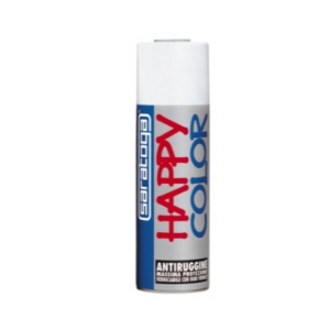 Happy color spray antiruggine Bianco 400ml - Saratoga