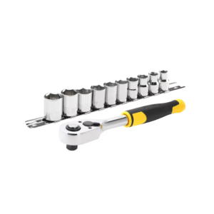 Set 11 pz cricchetto att. 3/8" + chiavi a bussola STANLEY®