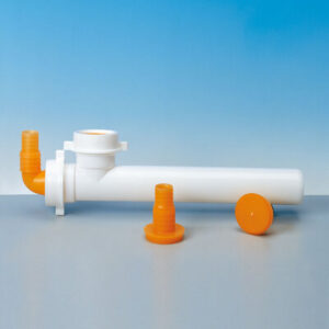 RACCORDO 40 X 230 DUE VIE PER LAVATRICE IN PP BIANCO - LIRA