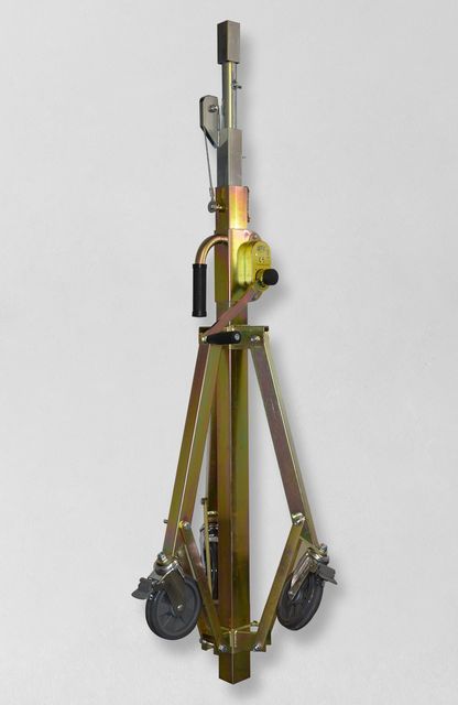 ALZALASTRE TELESCOPICO A CREMAGLIERA CON RUOTE RETRATTILI E SMONTABILI ZEUS™ - AKIFIX® - immagine 2