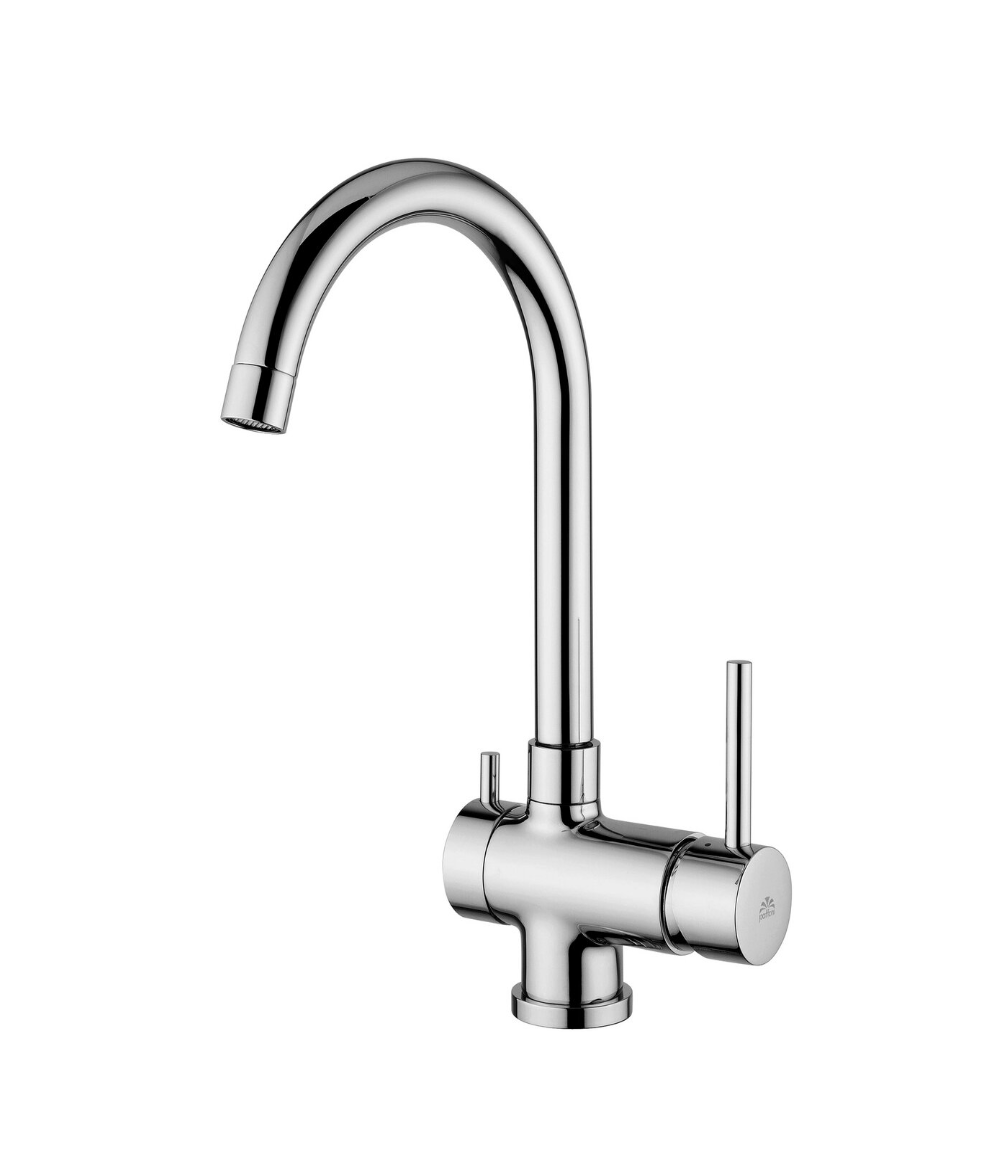 MISCELATORE MONOFORO CON CANNA ORIENTABILE PAFFONI STICK CROMO