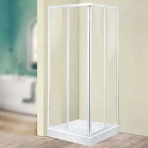 BOX DOCCIA ANGOLO 70 X 70 2 ANTE SCORREVOLI ACRILICO GHIACCIO TRIS A NOVELLINI