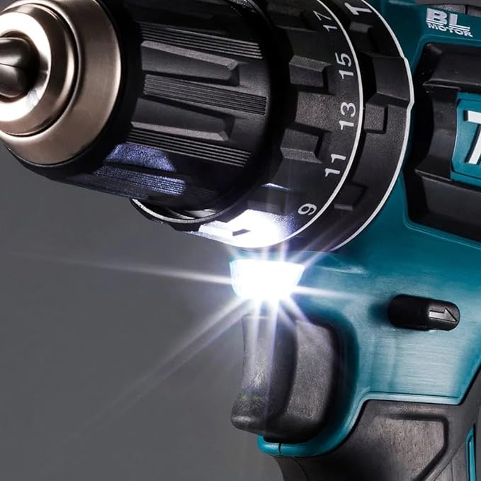 TRAPANO AVVITATORE CON PERCUSSIONE LXT® 18V 13mm - 50 Nm DHP485ZJ MAKITA - immagine 3