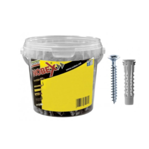 TASSELLI E VITI PER MURO IN SECCHIELLO 8 X 40 Pz 150 NOBEX