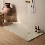 Piatto doccia Petra 120 X 90 H3 levigato bianco con piletta Geberit - HATRIA