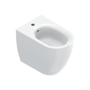 BIDET FILO MURO 55 X 35 MONOFORO BIANCO LUCIDO SFERA - CATALANO