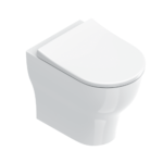 VASO FILO MURO CON SCARICO CONVERTIBILE A TERRA 52 X 35 SFERA SILENTHEC – CATALANO