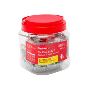 FISCHER SX Plus 6x30 S con punta, ProPack da 200 pz