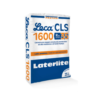 CALCESTRUZZO LEGGERO STRUTTURALE LECA CLS 1600 25L