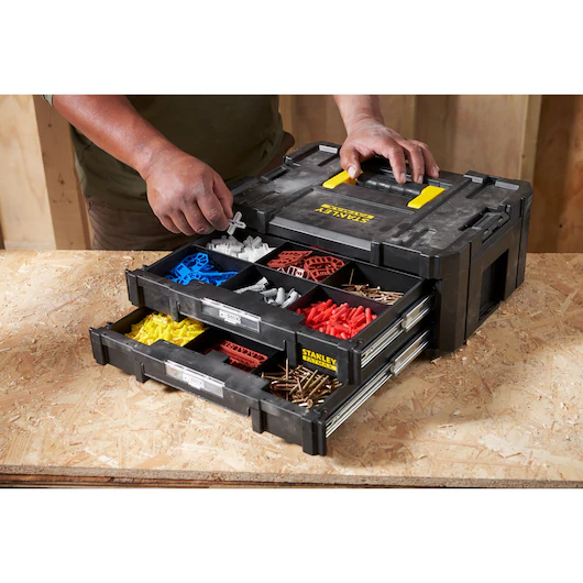 Cassettiera a 2 cassetti PRO-STACK™ FATMAX® STANLEY® - immagine 4