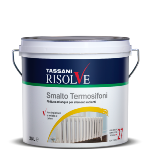Smalto bianco all'acqua per termosifoni LT 0,75 - Tassani