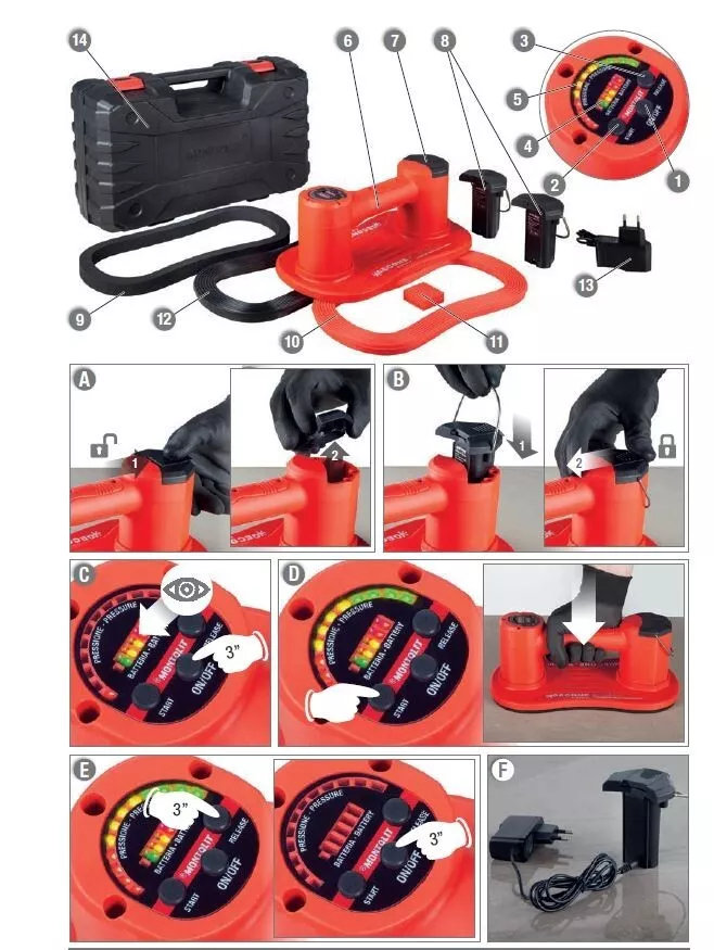 GECONE E-POWER – Ventosa professionale a batteria 12V - immagine 7