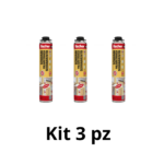 Kit 3pz PUP W 750 Schiuma poliuretanica serramento Fischer