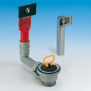 PILETTA TP RETTANGOLARE UNIVERSALE PER LAVELLO CON FORO Dm 60 - LIRA