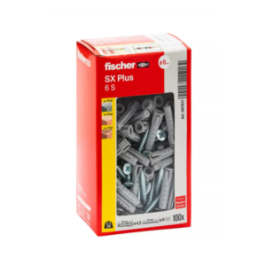 FISCHER SX Plus 6x30 S Tassello con Vite KIT 100pz.