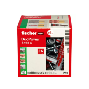 FISCHER DUOPOWER 8x65 S Tassello in versione lunga KIT 25pz
